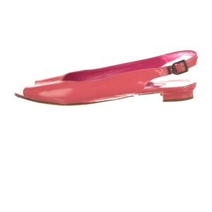 Manolo Blahnik Coral Pink Slingback Heels